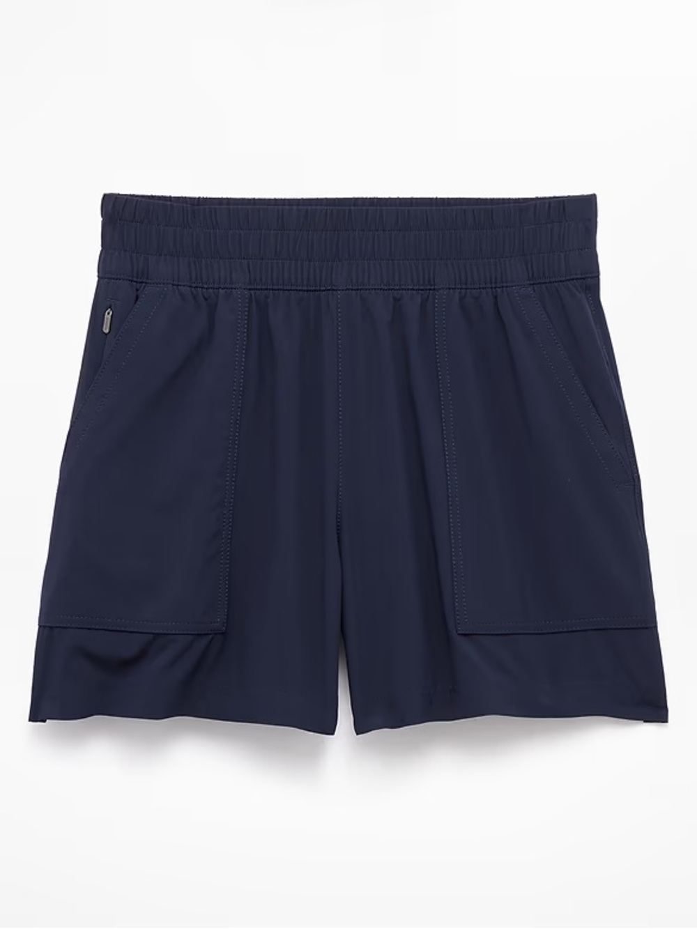 Athleta Wayfind High Rise 5" Short, Navy, EUC